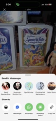 Walt Disney's Masterpiece Snow White and the Seven Dwarfs VHS Tape