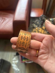 Native American Style Engraved Copper Cuff Bracelet