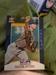 2017 Panini Stars & Stripes USA Baseball Collegiate National Team Daulton Jefferies Rookie Card