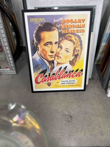 Framed Casablanca Movie Poster Print