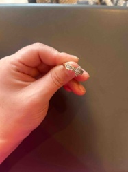 10k Yellow Gold Diamond Cluster Ring