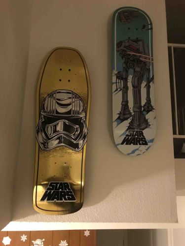 Star Wars Themed Decorative Skateboard Decks (Captain Phasma & AT-AT)