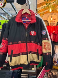 Vintage San Francisco 49ers Reversible Puffer Jacket