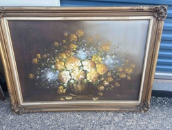 Floral Still Life Oil Painting by 'BUCHER'
