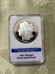1881 Morgan Silver Dollar Proof (Archival Collection)