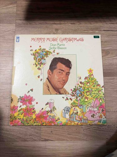 Merry Music Christmas Vinyl LP featuring Dean Martin and Jackie Gleason