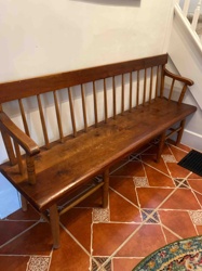 Traditional Wooden Settle Bench