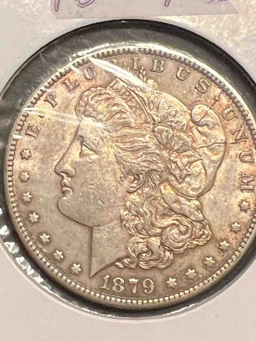 1879 Morgan Silver Dollar (Obverse)