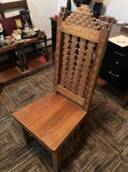 Southwestern Style Custom Wood Dining Chair