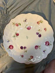 Aynsley Florida Bone China Scalloped Serving Platter