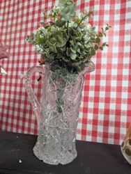 Pressed Glass Pitcher
