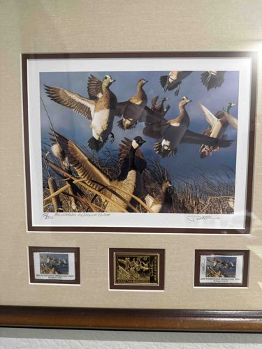 2000 Washington Duck Stamp Print Millennial Edition by Robert Steiner
