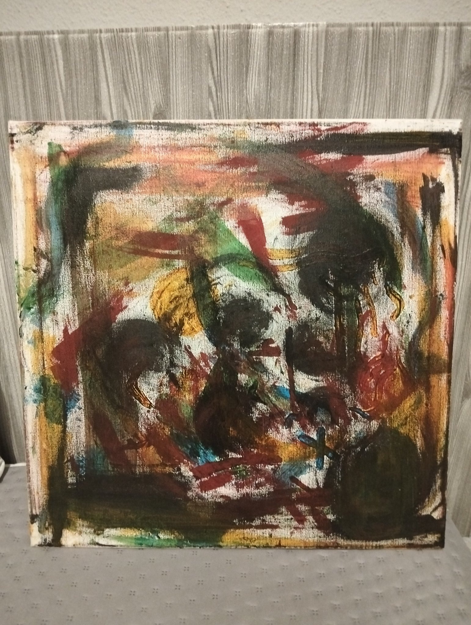 Submitted photo of Abstract painting on canvas
