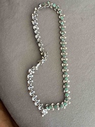 Rhinestone Chain Necklace