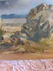 Mountain Landscape Painting by Templeton (1967)