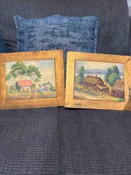 Pair of Framed Landscape Paintings