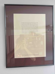 Framed 'At Some Point In Life' Textual Art Print