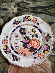 Imari-Style Porcelain Dinner Plate