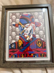 "All Peace" Themed Framed Pop Art Print