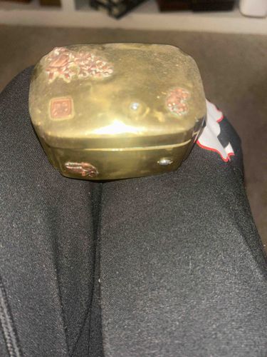 Antique Japanese Mixed Metal Covered Box