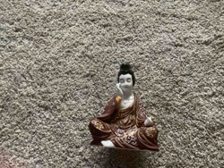 Porcelain Seated Buddha/Bodhisattva Figurine