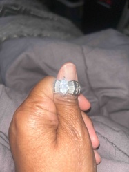 Marquise and Baguette Cut Gemstone Ring