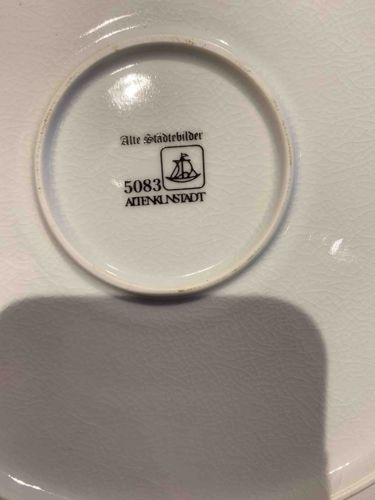 Alte Städtebilder ATTENKUNSTADT Collector's Plate (Underside)