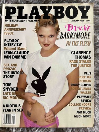 Playboy Magazine - January 1995 (Drew Barrymore Cover)