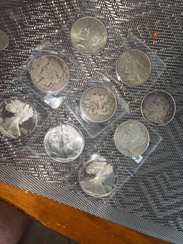 Assorted Silver Dollar Coins