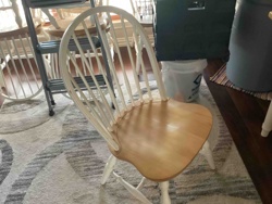 Two-Tone Spindle Back Dinette Chair