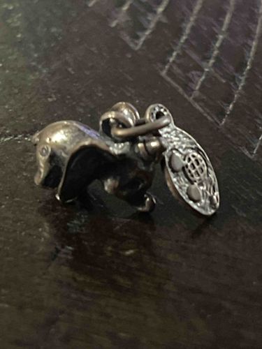 Animal Figure with Tennis Racket Charm