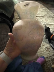 Nimron Art Glass Vase
