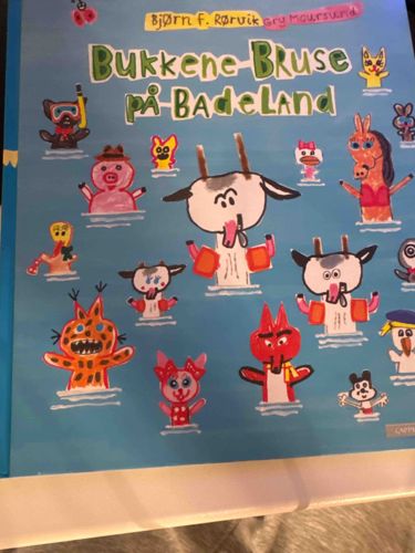 Bukkene Bruse på Badeland children's book
