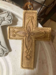 Decorative Ornate Cross Ornament