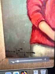 Digital Image of a Painting on a Screen