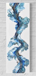 Abstract Acrylic Pour Painting by Heather Dixon