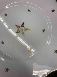 Order of the Eastern Star Commemorative Plate