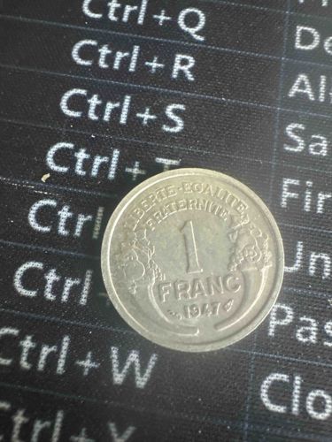 French 1 Franc Coin (1947)