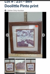 Bev Doolittle Pinto Print (Framed)