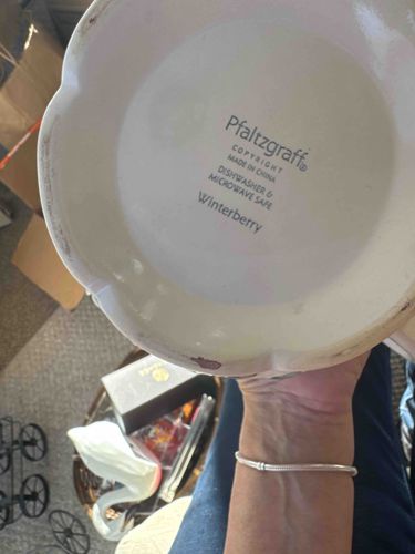 Pfaltzgraff Winterberry Divided Serving Dish or Bowl