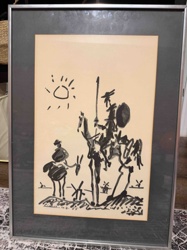 Pablo Picasso's Don Quixote Drawing (1955)