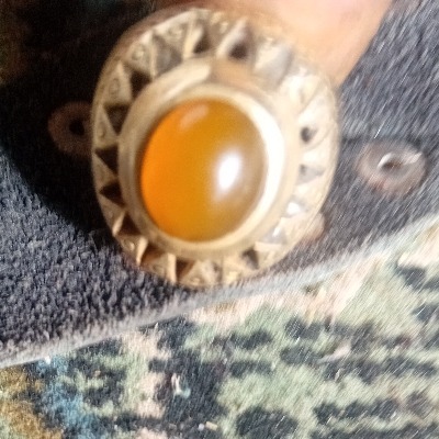Submitted photo of Carved gemstone ring