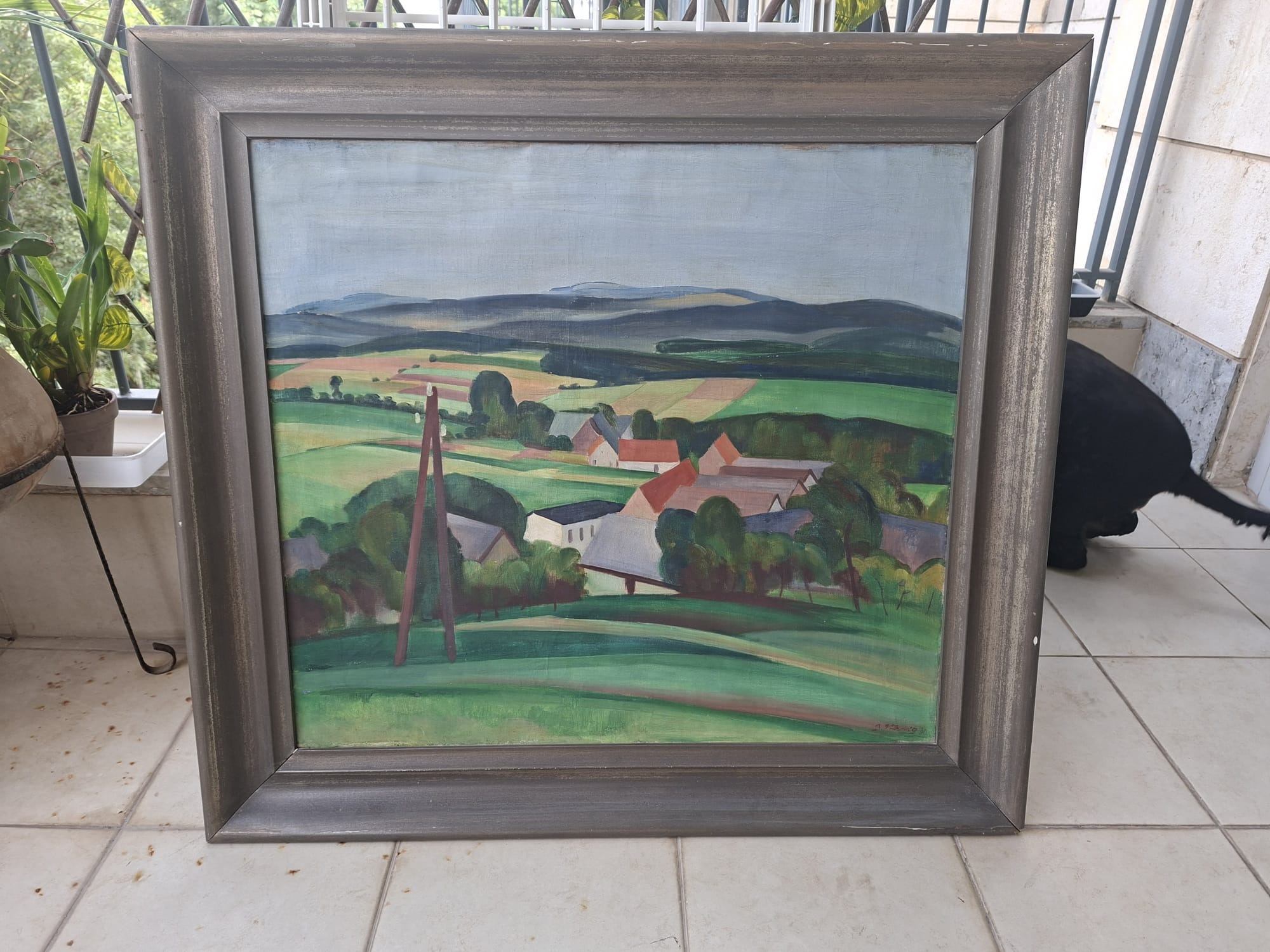 Submitted photo of Oil landscape signed 'A. FITZKO'