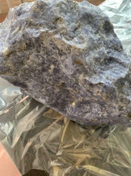 Rough Blue-Gray Mineral Specimen