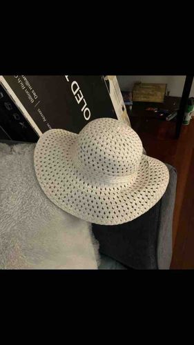 Wide-Brimmed Perforated Sun Hat