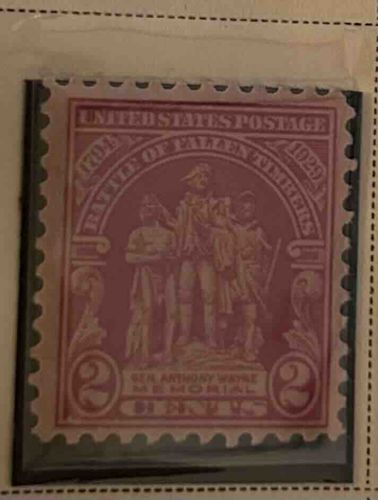 1929 2-cent Battle of Fallen Timbers Commemorative Stamp