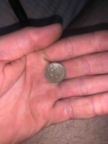 Coin with stylized animal motif
