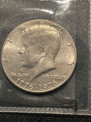 1976 Bicentennial Kennedy Half Dollar (Obverse)