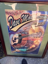 Dave Matthews Band Opening Day Concert Poster featuring Macy Gray and Angelique Kidjo