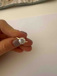 Solitaire Diamond Engagement Ring